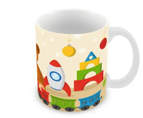 Caneca Polímero Brinquedos Personalizada
