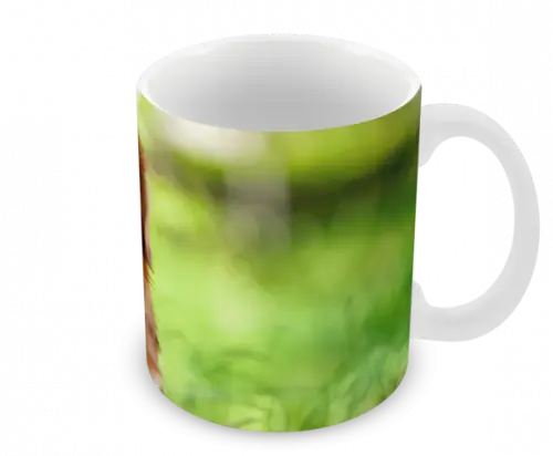 Caneca Polímero Cachorro Golden Retriever Personalizada