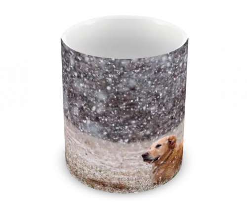 Caneca Polímero Cachorro Golden Retriever Personalizada