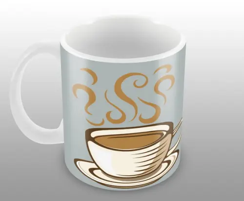 Caneca Polímero Café Personalizada