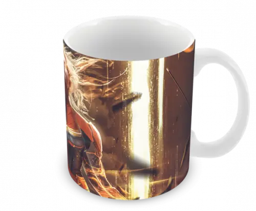 Caneca Polímero Capitã Marvel Personalizada