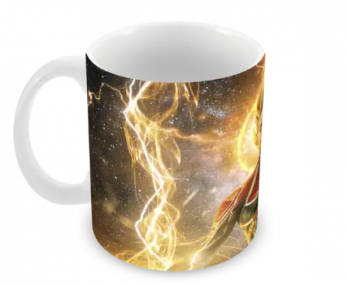 Caneca Polímero Capitã Marvel Personalizada