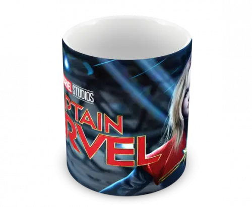 Caneca Polímero Capitã Marvel Personalizada
