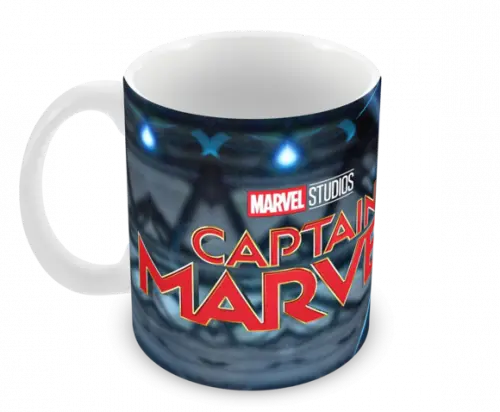 Caneca Polímero Capitã Marvel Personalizada