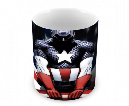 Caneca Polímero Capitão América Personalizada