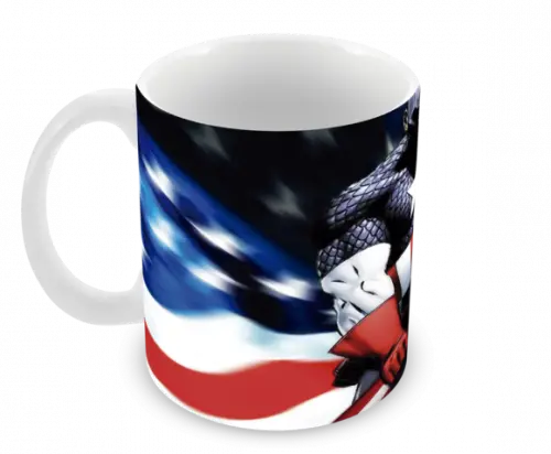Caneca Polímero Capitão América Personalizada