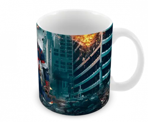 Caneca Polímero Capitão América Personalizada
