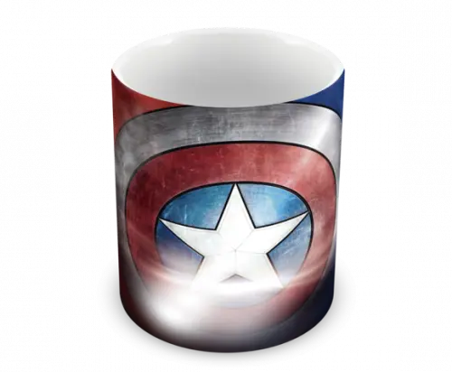 Caneca Polímero Capitão América Personalizada