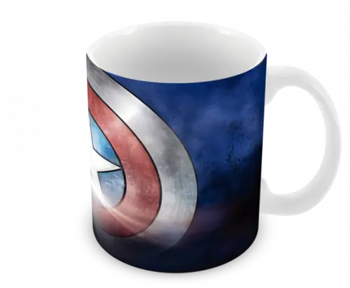 Caneca Polímero Capitão América Personalizada