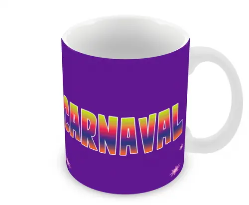Caneca Polímero Carnaval Personalizada