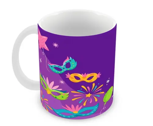 Caneca Polímero Carnaval Personalizada