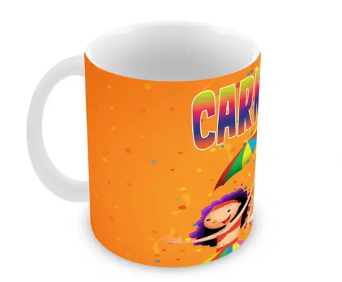 Caneca Polímero Carnaval Personalizada