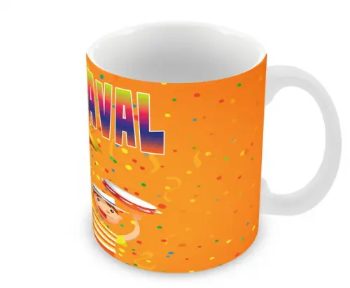 Caneca Polímero Carnaval Personalizada