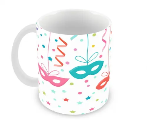 Caneca Polímero Carnaval Personalizada