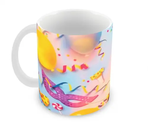 Caneca Polímero Carnaval Personalizada