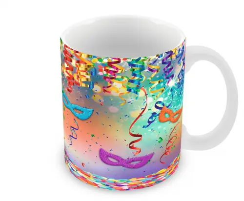 Caneca Polímero Carnaval Personalizada