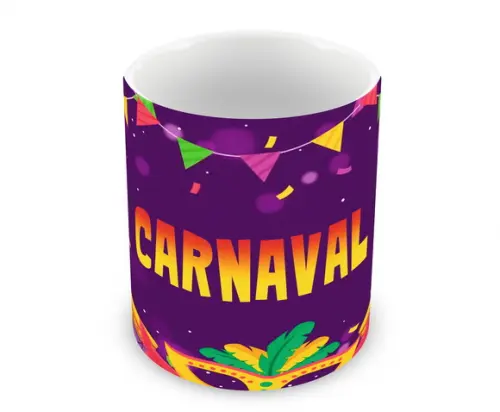 Caneca Polímero Carnaval Personalizada