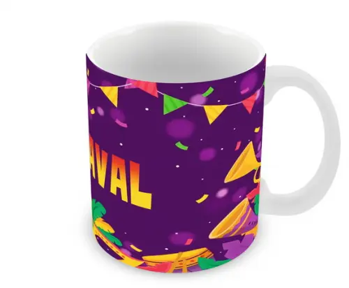 Caneca Polímero Carnaval Personalizada
