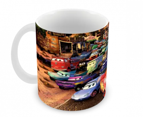 Caneca Polímero Carros Disney Personalizada