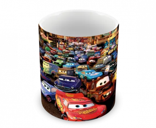 Caneca Polímero Carros Disney Personalizada