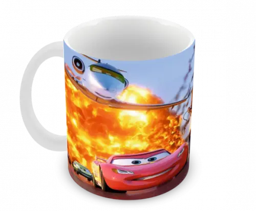 Caneca Polímero Carros Disney Personalizada