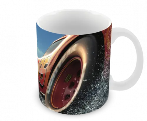Caneca Polímero Carros Disney Personalizada