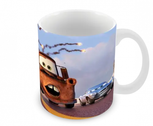 Caneca Polímero Carros Disney Personalizada