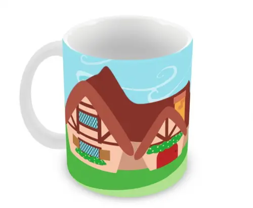 Caneca Polímero Chapeuzinho Vermelho Personalizada