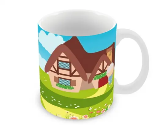 Caneca Polímero Chapeuzinho Vermelho Personalizada