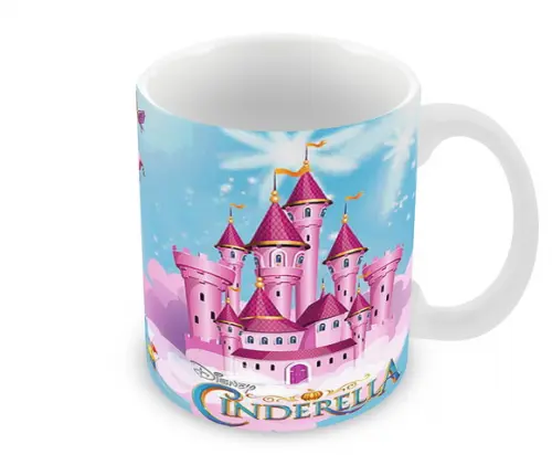 Caneca Polímero Cinderela Personalizada