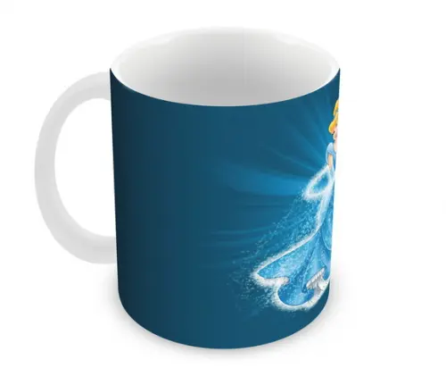 Caneca Polímero Cinderela Personalizada