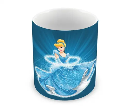 Caneca Polímero Cinderela Personalizada