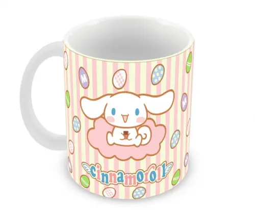 Caneca Polímero Cinnamoroll e Kuromi Personalizada
