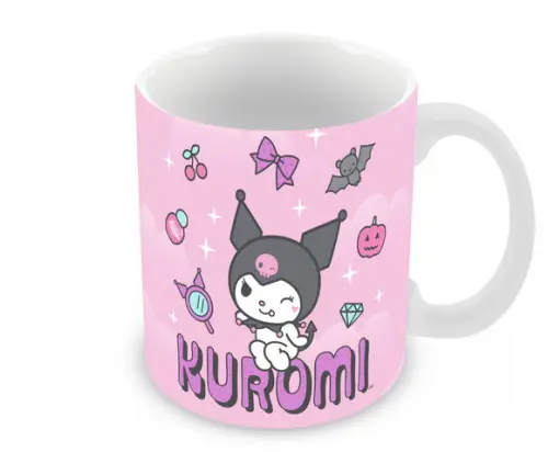 Caneca Polímero Cinnamoroll e Kuromi Personalizada