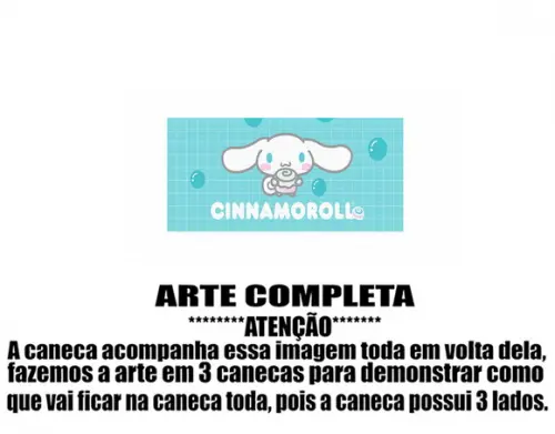 Caneca Polímero Cinnamoroll Personalizada