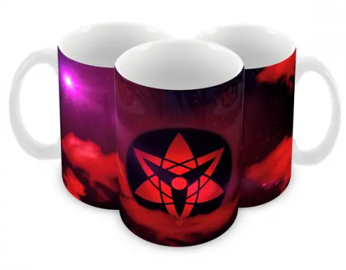 Caneca Polímero Clã Uchiha Personalizada