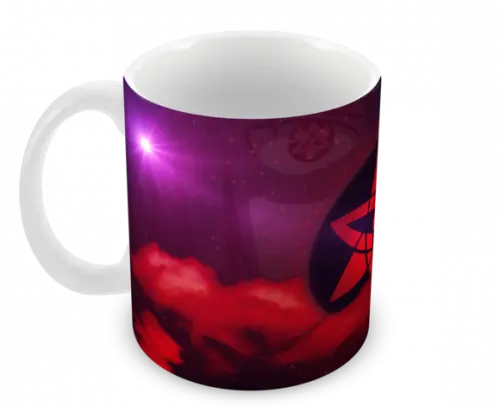 Caneca Polímero Clã Uchiha Personalizada
