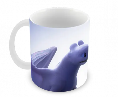 Caneca Polímero Como Treinar Seu Dragão 3 Personalizado