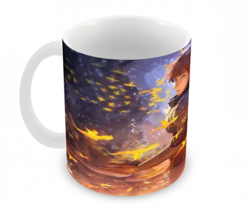 Caneca Polímero Como Treinar Seu Dragão 3 Personalizado