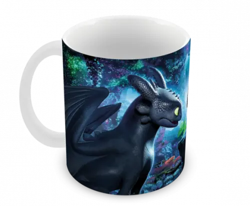 Caneca Polímero Como Treinar Seu Dragão 3 Personalizado