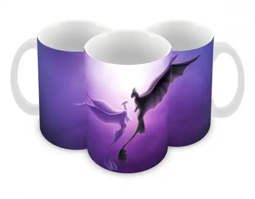 Caneca Polímero Como Treinar Seu Dragão 3 Personalizado