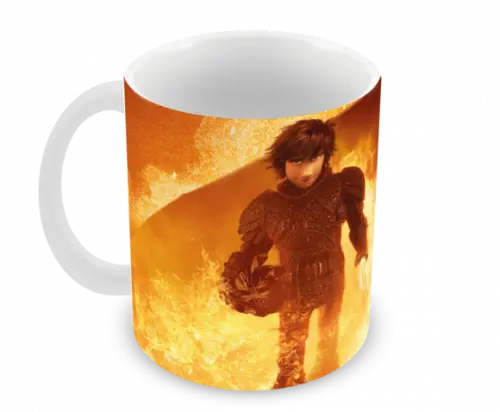 Caneca Polímero Como Treinar Seu Dragão 3 Personalizado