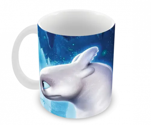 Caneca Polímero Como Treinar Seu Dragão 3 Personalizado
