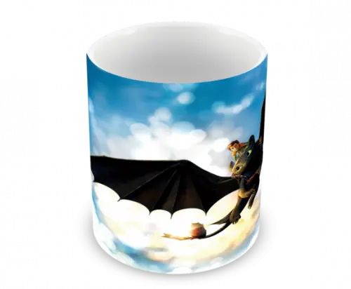 Caneca Polímero Como Treinar Seu Dragão 3 Personalizado