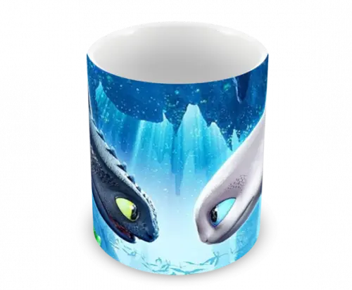 Caneca Polímero Como Treinar Seu Dragão 3 Personalizado