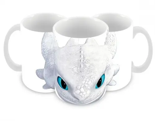 Caneca Polímero Como Treinar Seu Dragão 3 Personalizado