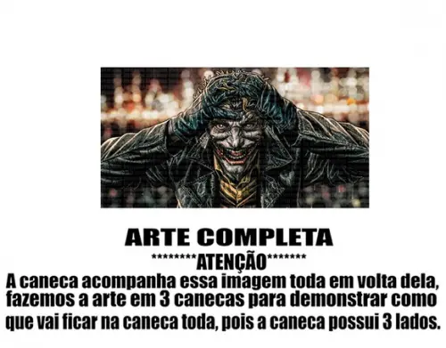 Caneca Polímero Coringa Personalizada
