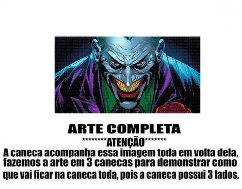 Caneca Polímero Coringa Personalizada