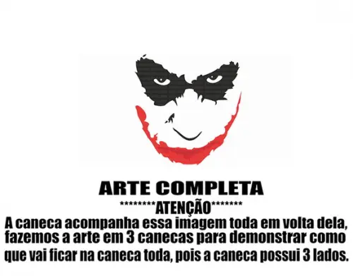 Caneca Polímero Coringa Personalizada