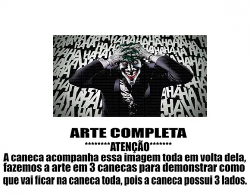 Caneca Polímero Coringa Personalizada